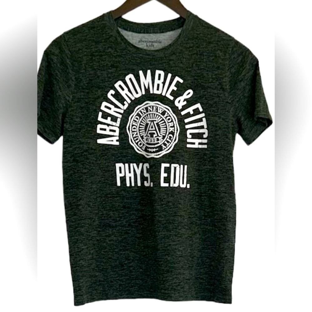 Abercrombie kids gray graphic t-shirt, youth 13/14